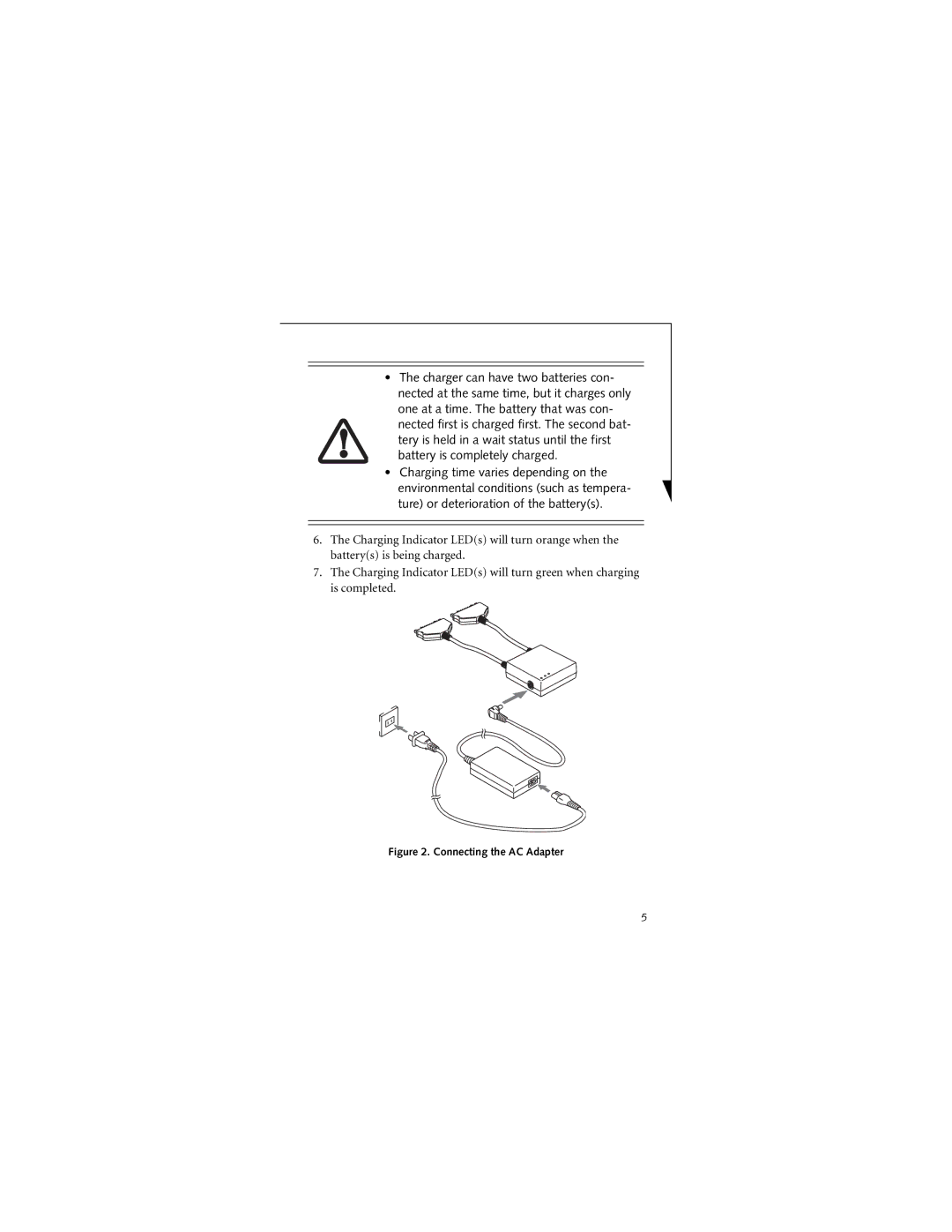 Fujitsu Siemens Computers FPCBC22 manual Connecting the AC Adapter 