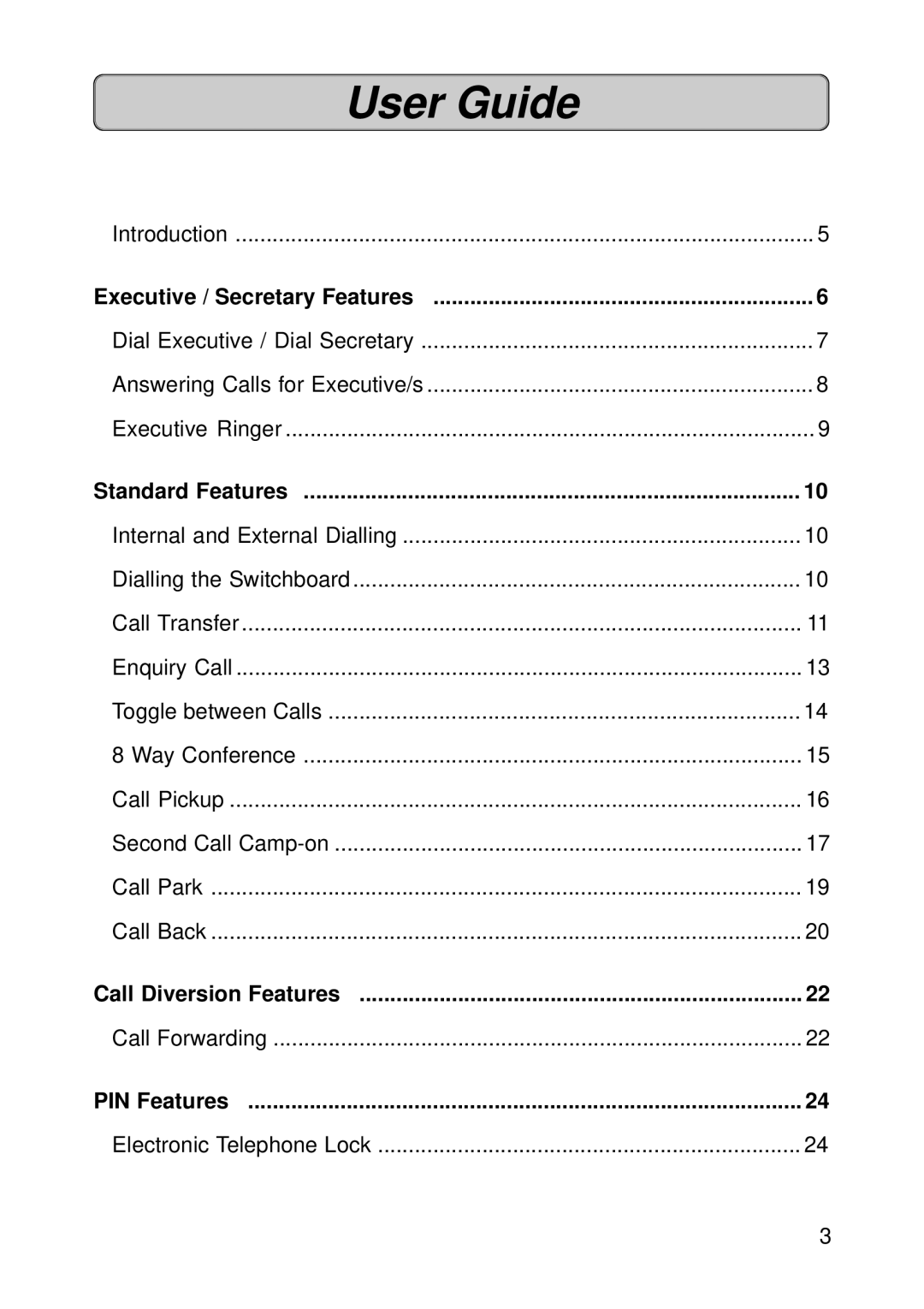 Fujitsu Siemens Computers OPTISET E ADVANCE PLUS, OPTISET E MEMORY manual User Guide, Standard Features 