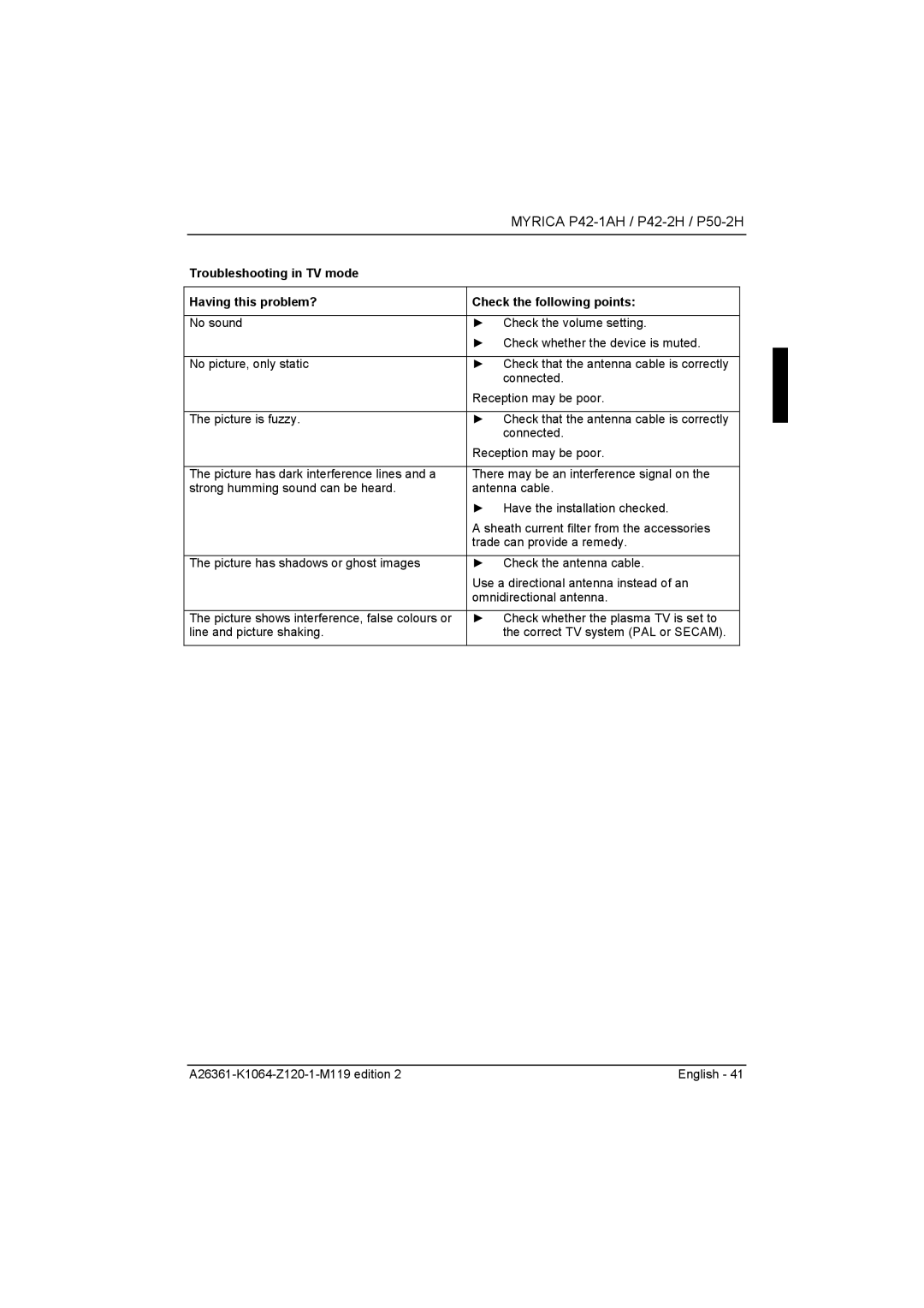 Fujitsu Siemens Computers manual Myrica P42-1AH / P42-2H / P50-2H 