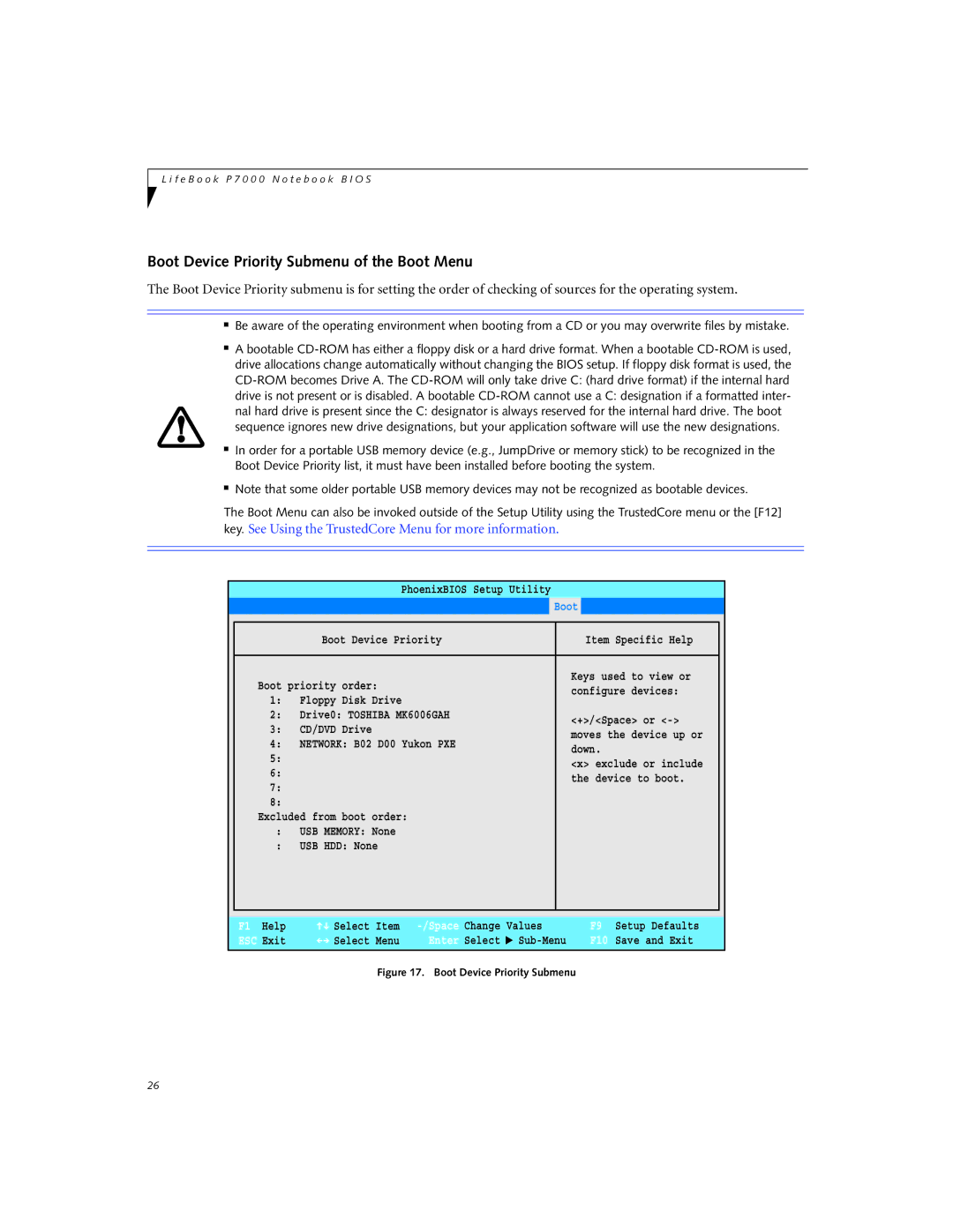 Fujitsu Siemens Computers P7230 manual Configure devices Floppy Disk Drive 