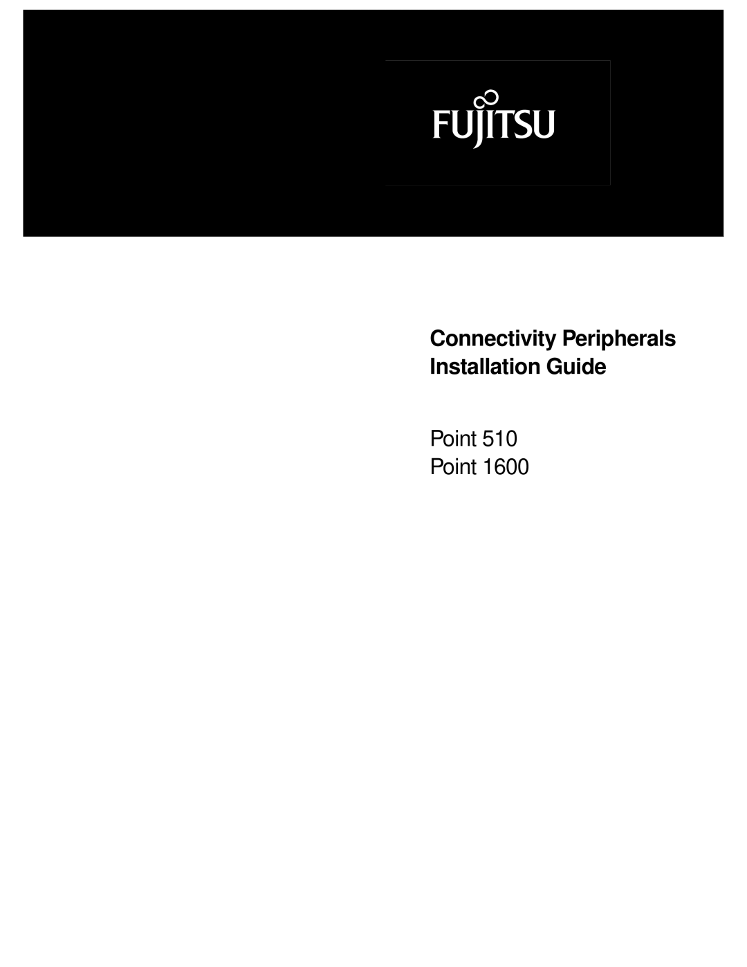 Fujitsu Siemens Computers Point 1600, Point 500 manual 