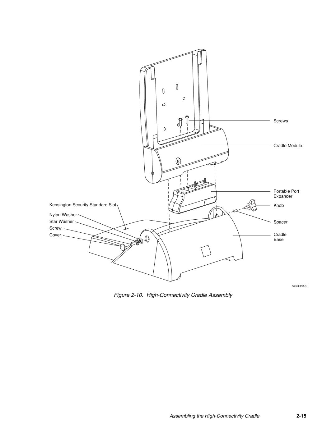 Fujitsu Siemens Computers Point 1600, Point 500 manual High-Connectivity Cradle Assembly 