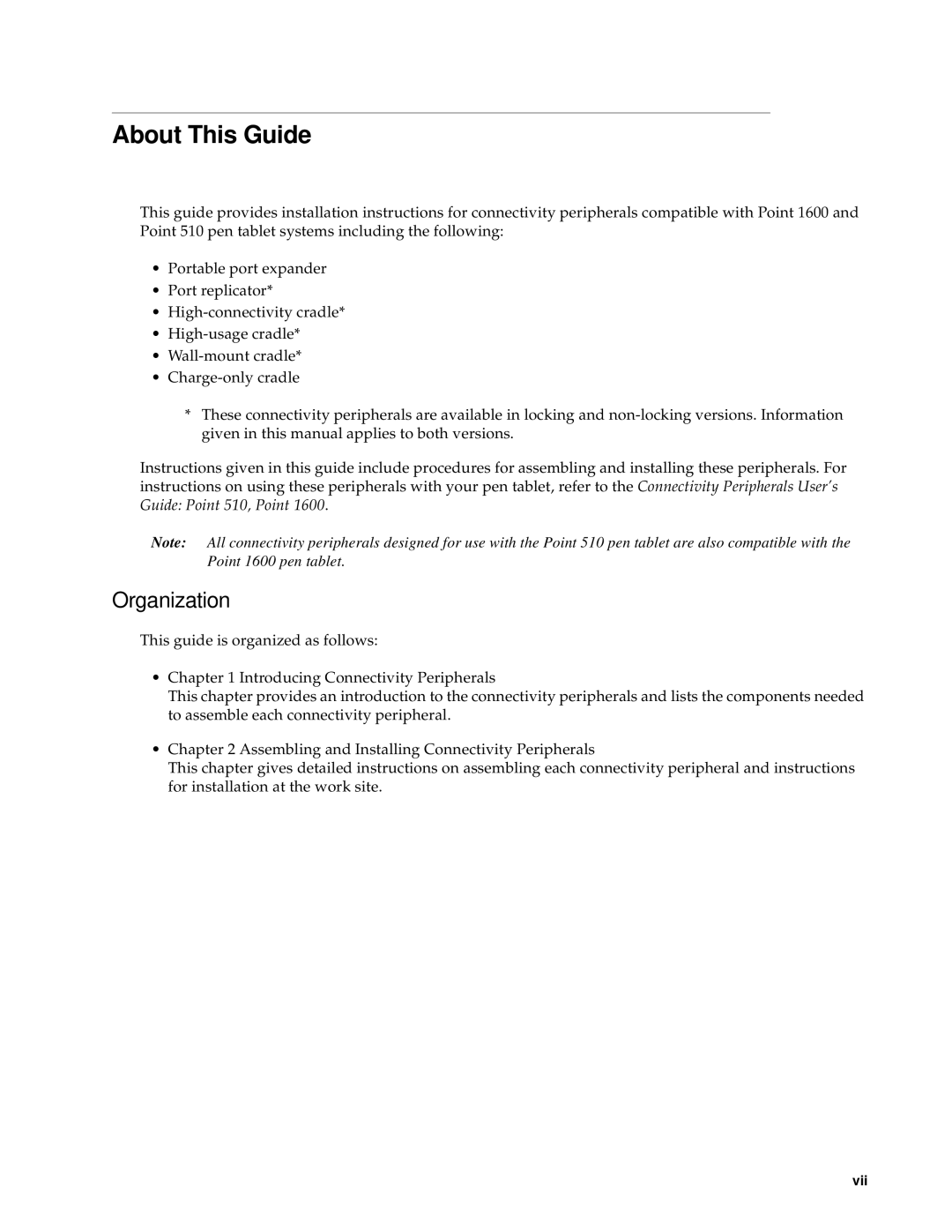 Fujitsu Siemens Computers Point 1600, Point 500 manual About This Guide, Organization 