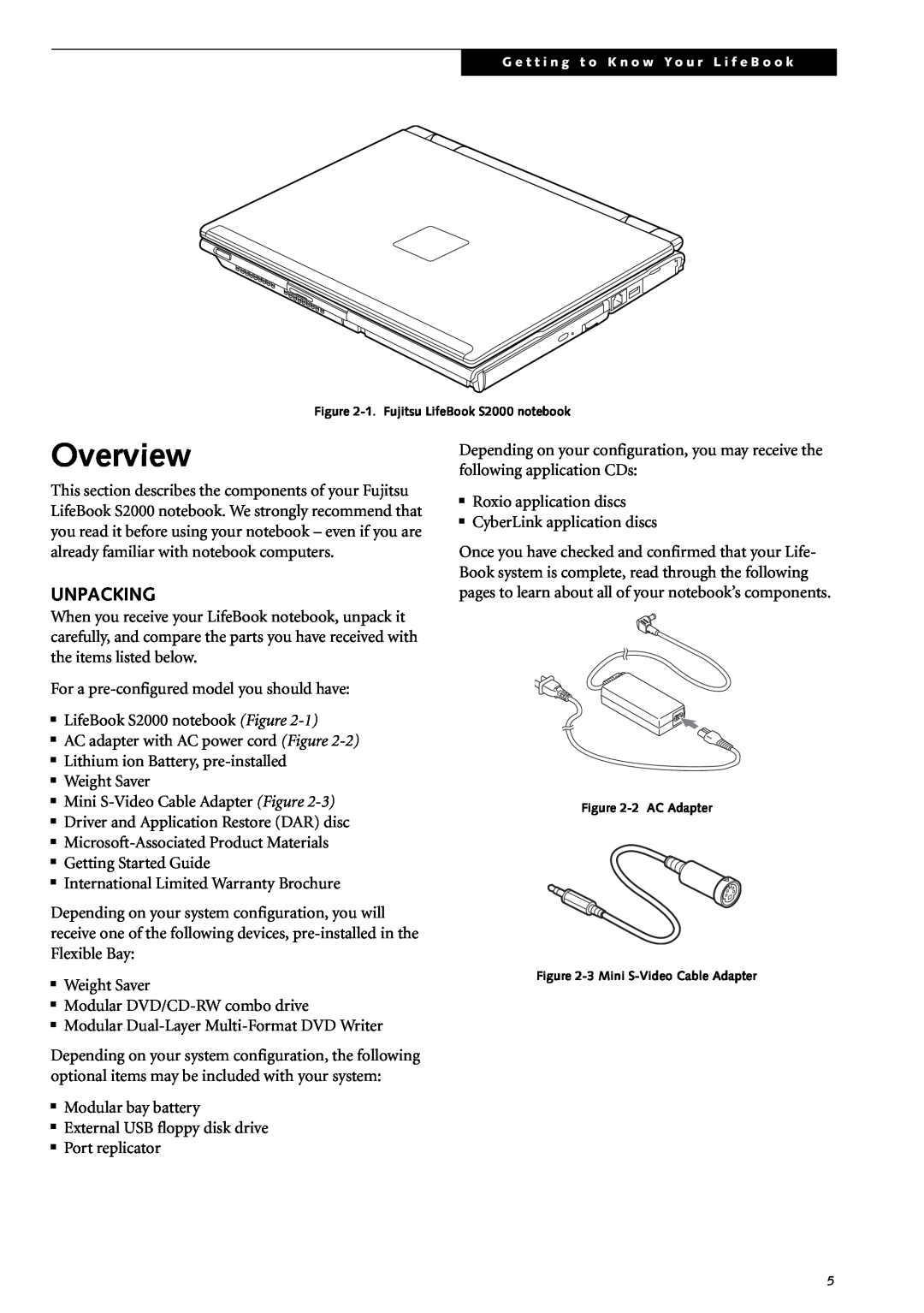 Fujitsu Siemens Computers S2210 manual Overview, Unpacking 