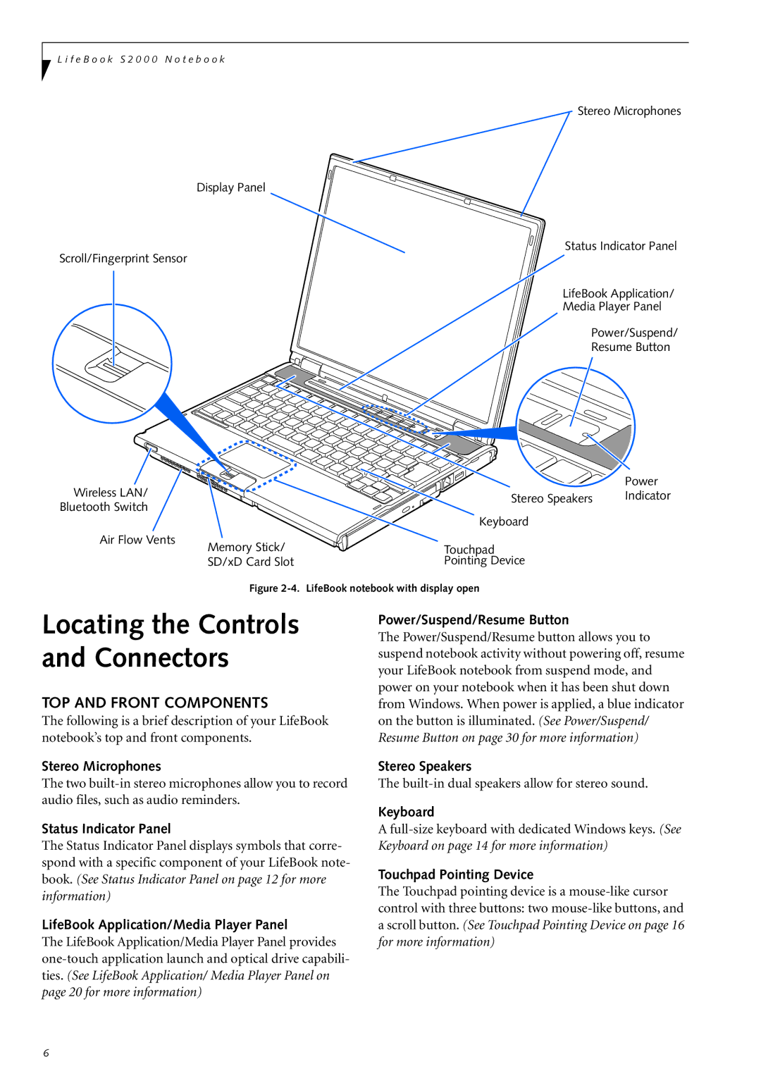 Fujitsu Siemens Computers S2210 manual TOP and Front Components 