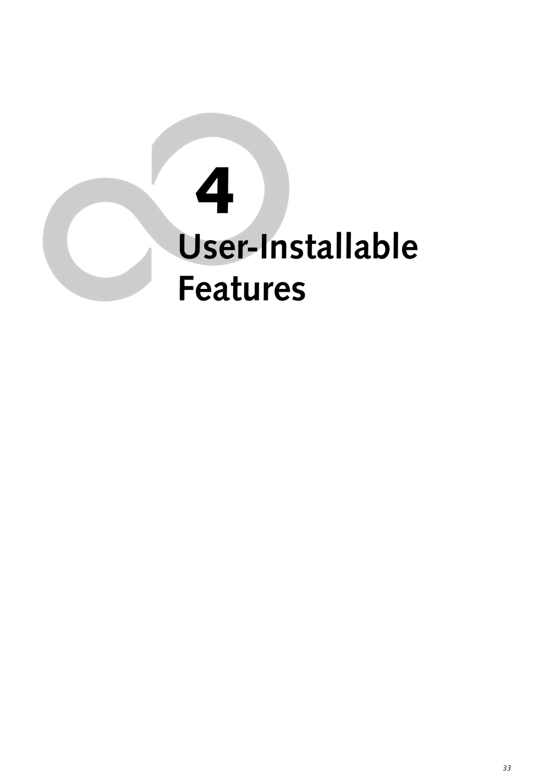 Fujitsu Siemens Computers S2210 manual User-Installable Features 