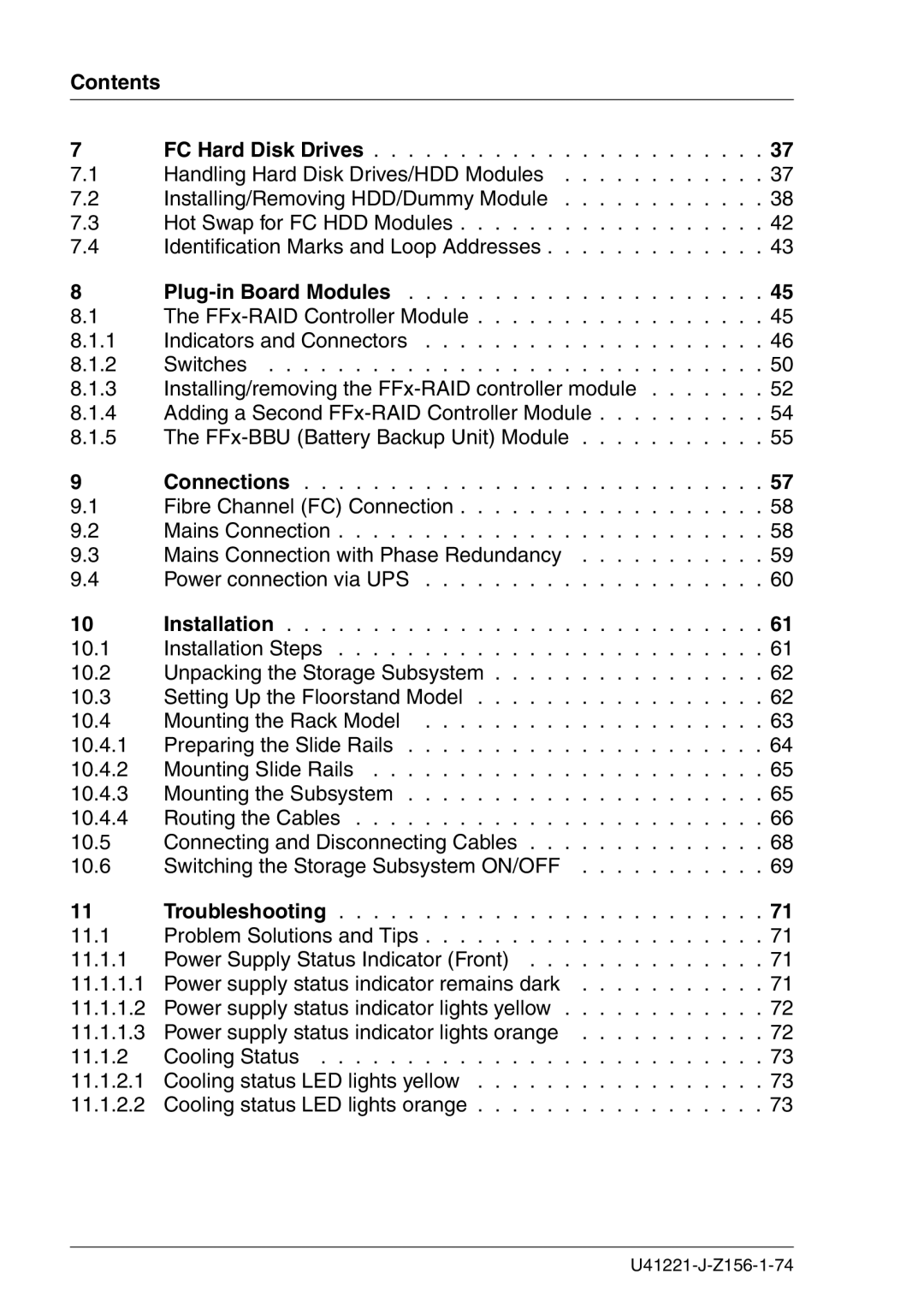 Fujitsu Siemens Computers S60 manual Contents, Plug-in Board Modules 