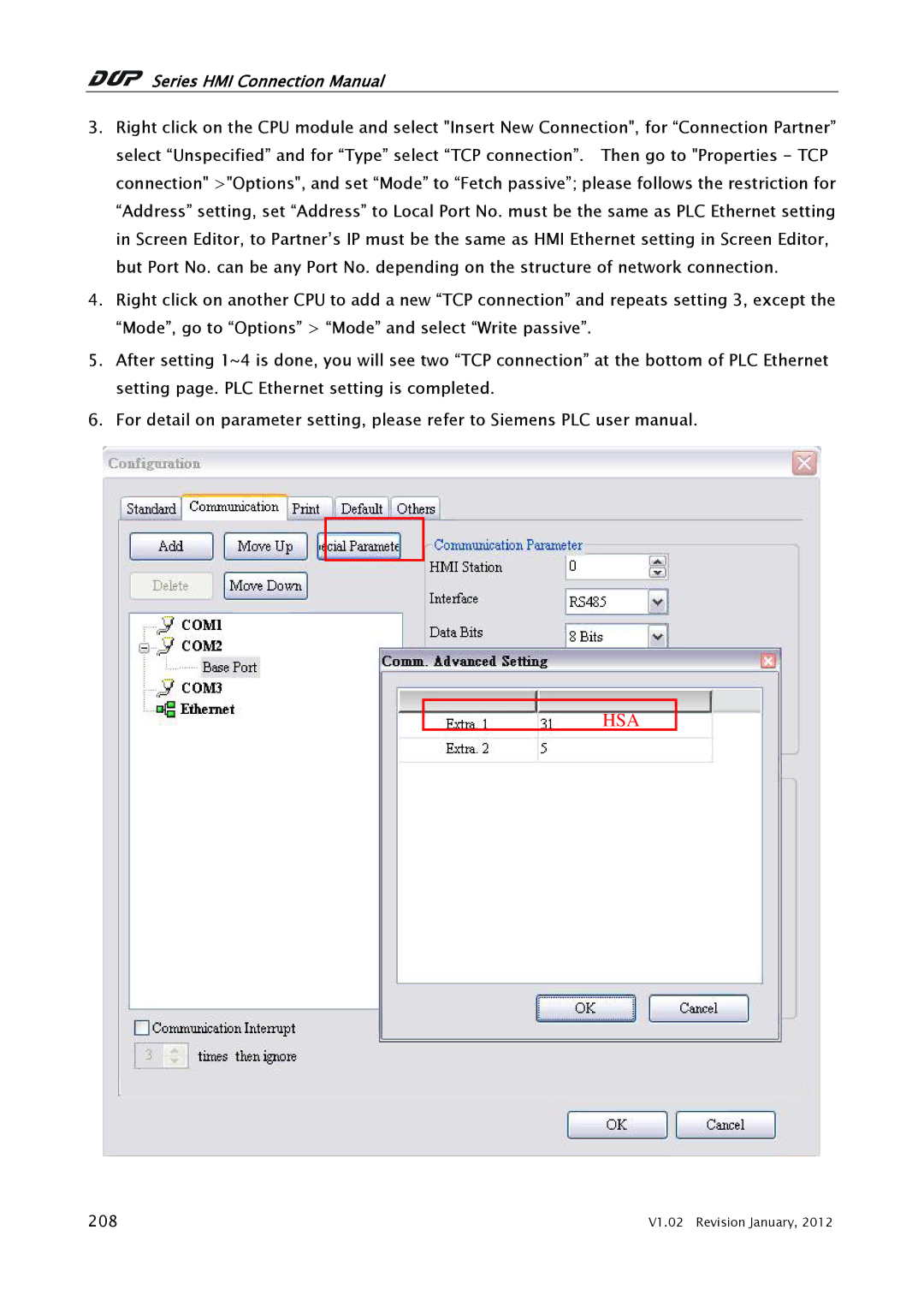 Fujitsu Siemens Computers Siemens S7 300 manual Hsa 