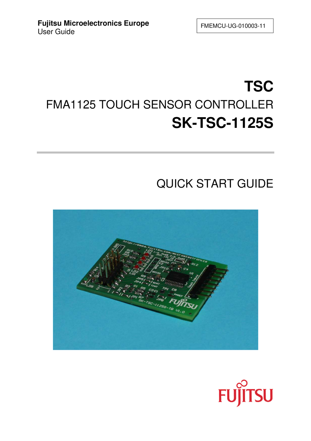 Fujitsu SK-TSC-1125S quick start Tsc 