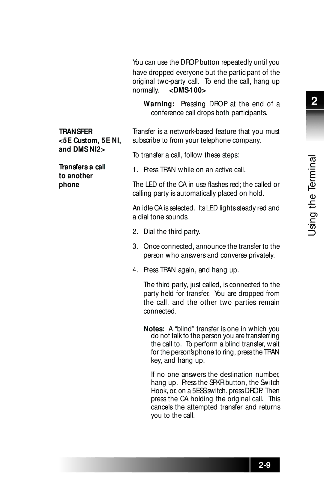 Fujitsu SRS-9924 manual Transfer 