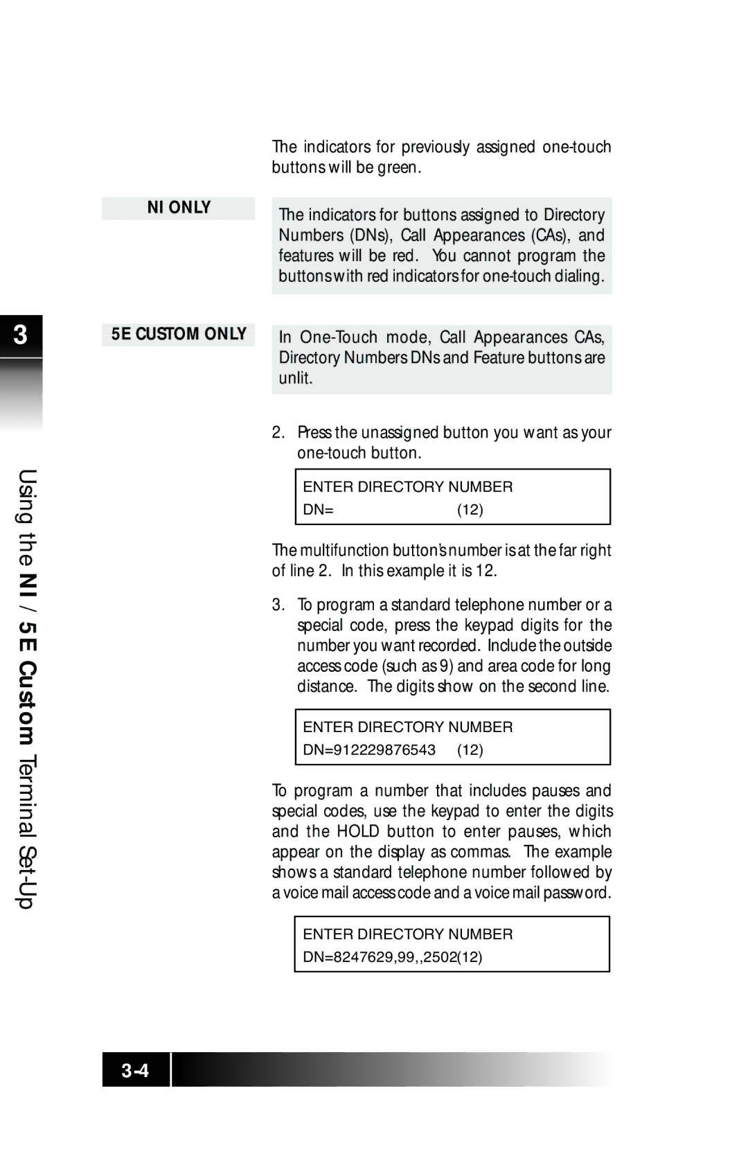 Fujitsu SRS-9924 manual Enter Directory Number 