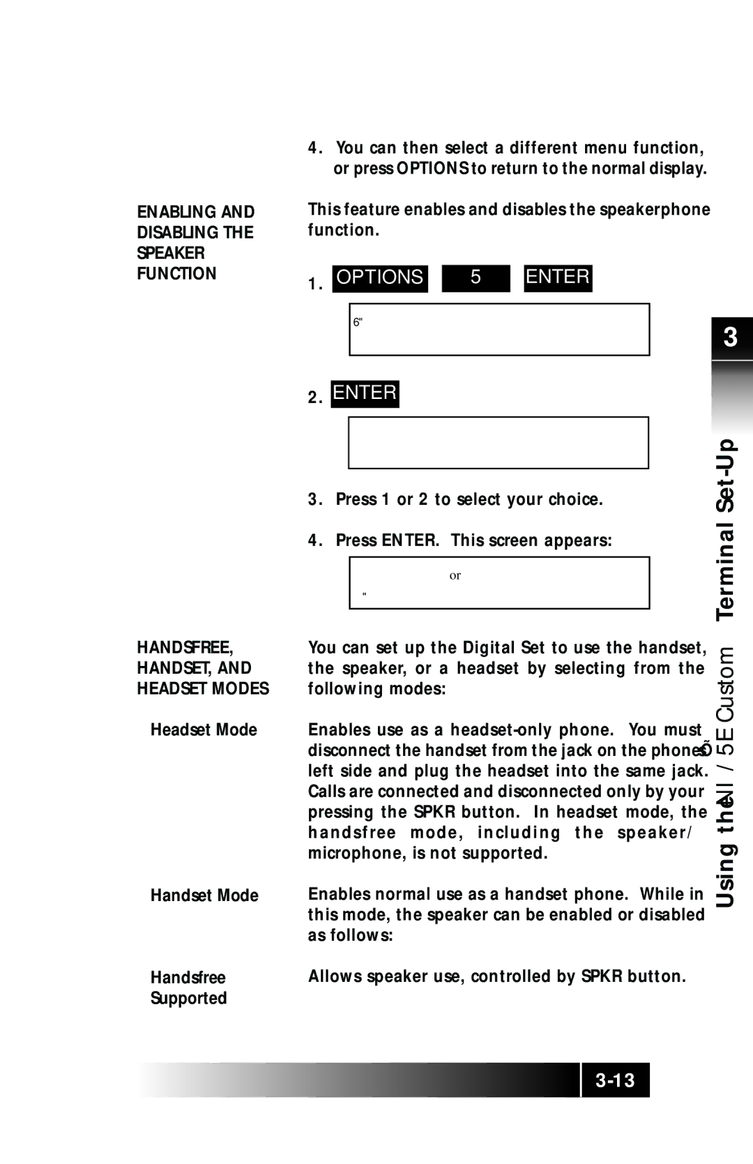 Fujitsu SRS-9924 manual This feature enables and disables the speakerphone function 