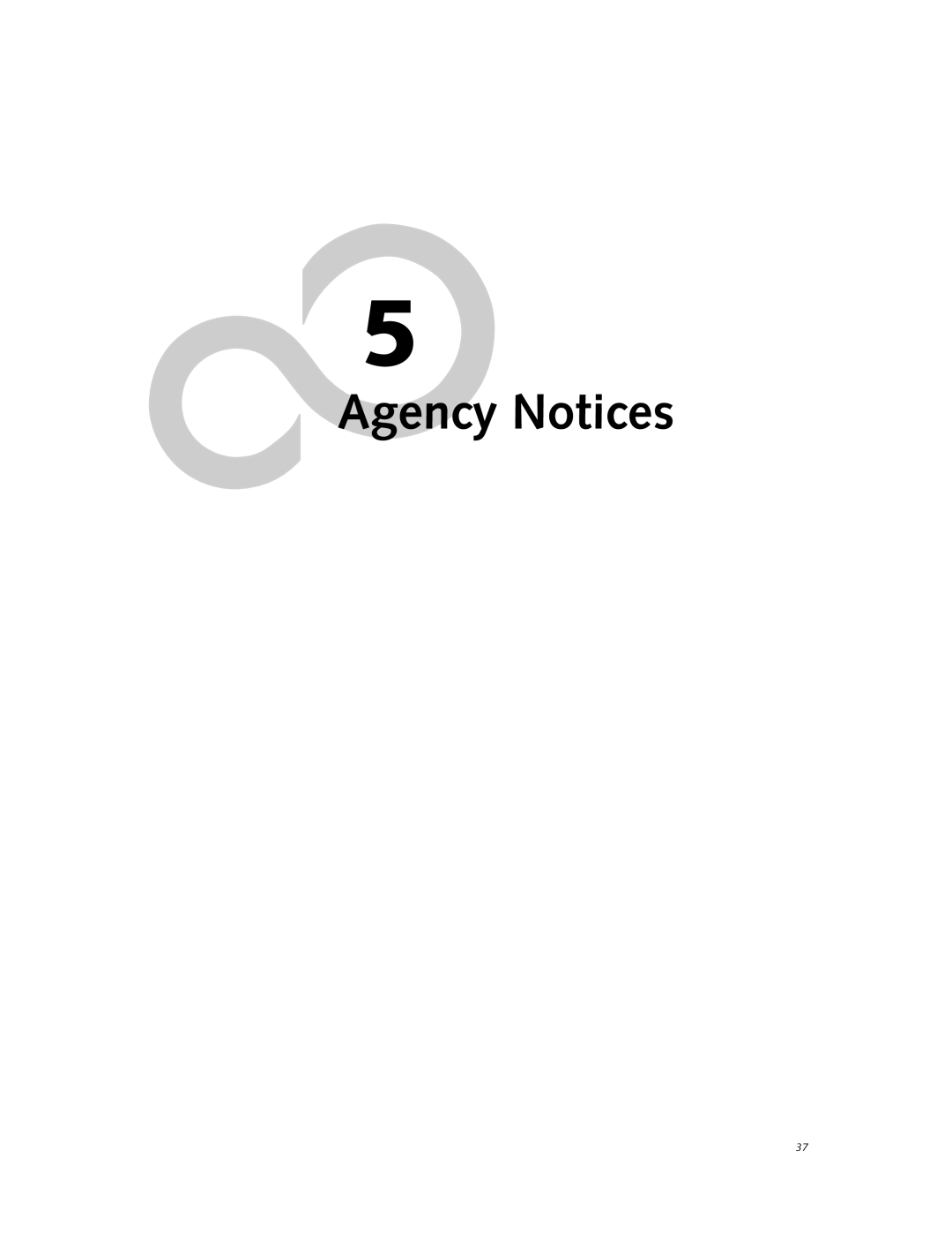 Fujitsu ST4000P manual Agency Notices 