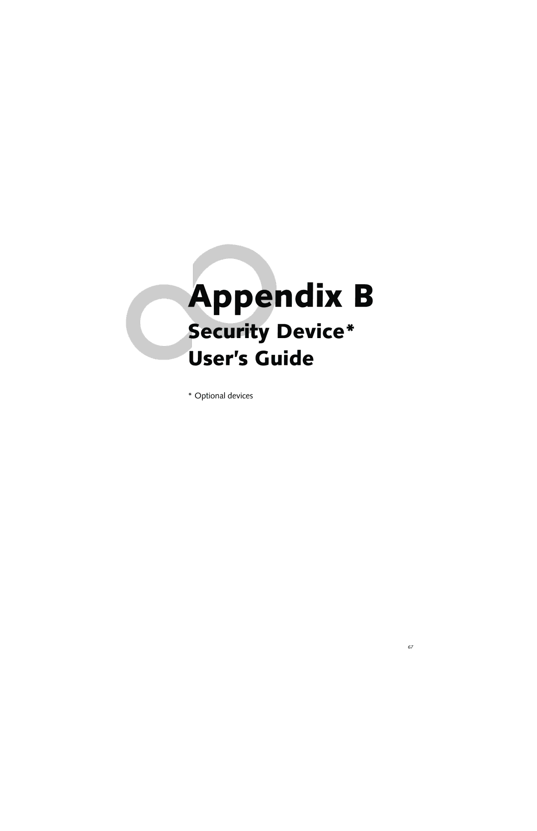 Fujitsu ST5000 warranty Appendix B 