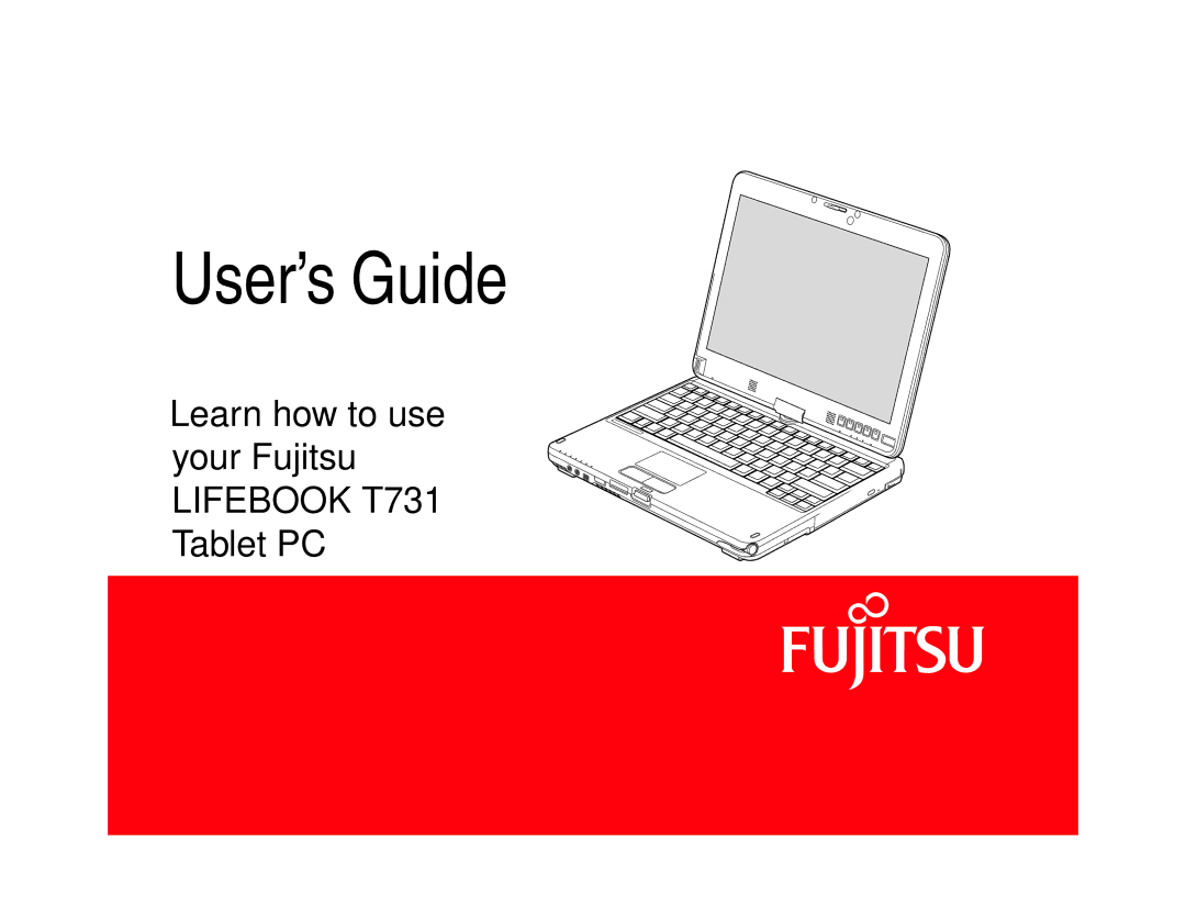 Fujitsu T731 manual User’s Guide 