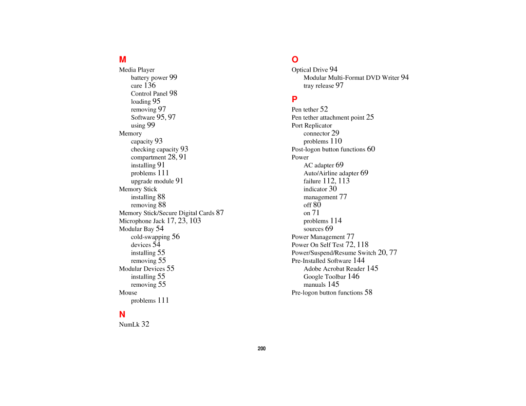 Fujitsu T731 manual 200 