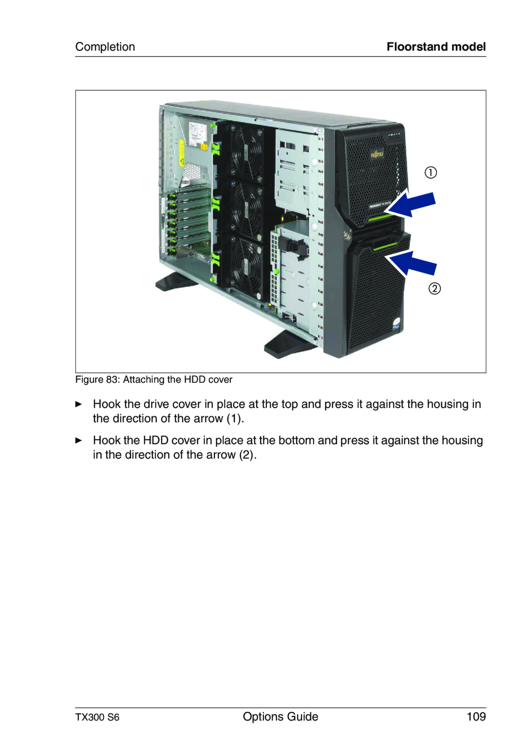 Fujitsu TX300 manual Options Guide 109 