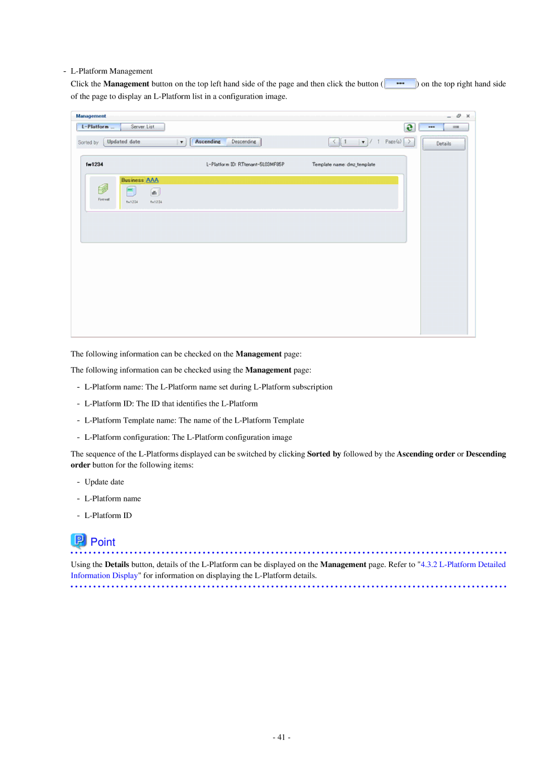 Fujitsu V3.0.0 manual Point 