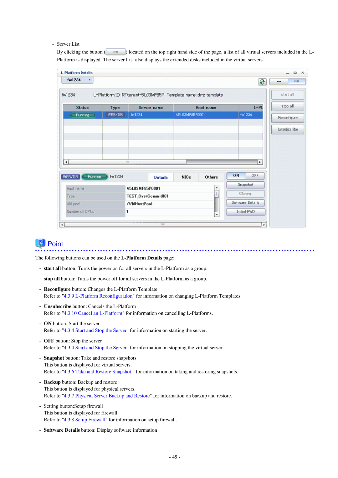 Fujitsu V3.0.0 manual Point 