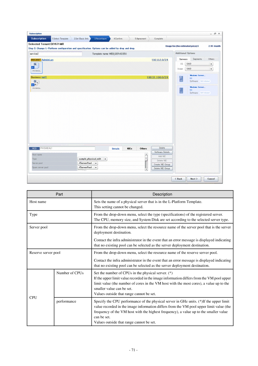 Fujitsu V3.0.0 manual Smaller value can be set 