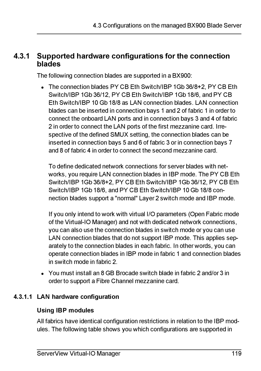 Fujitsu V3.1 manual ServerView Virtual-IO Manager 119 