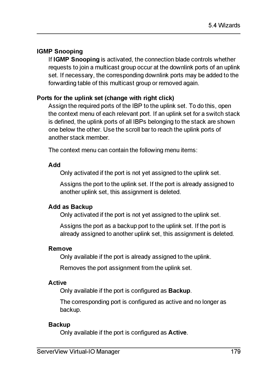 Fujitsu V3.1 manual Igmp Snooping 