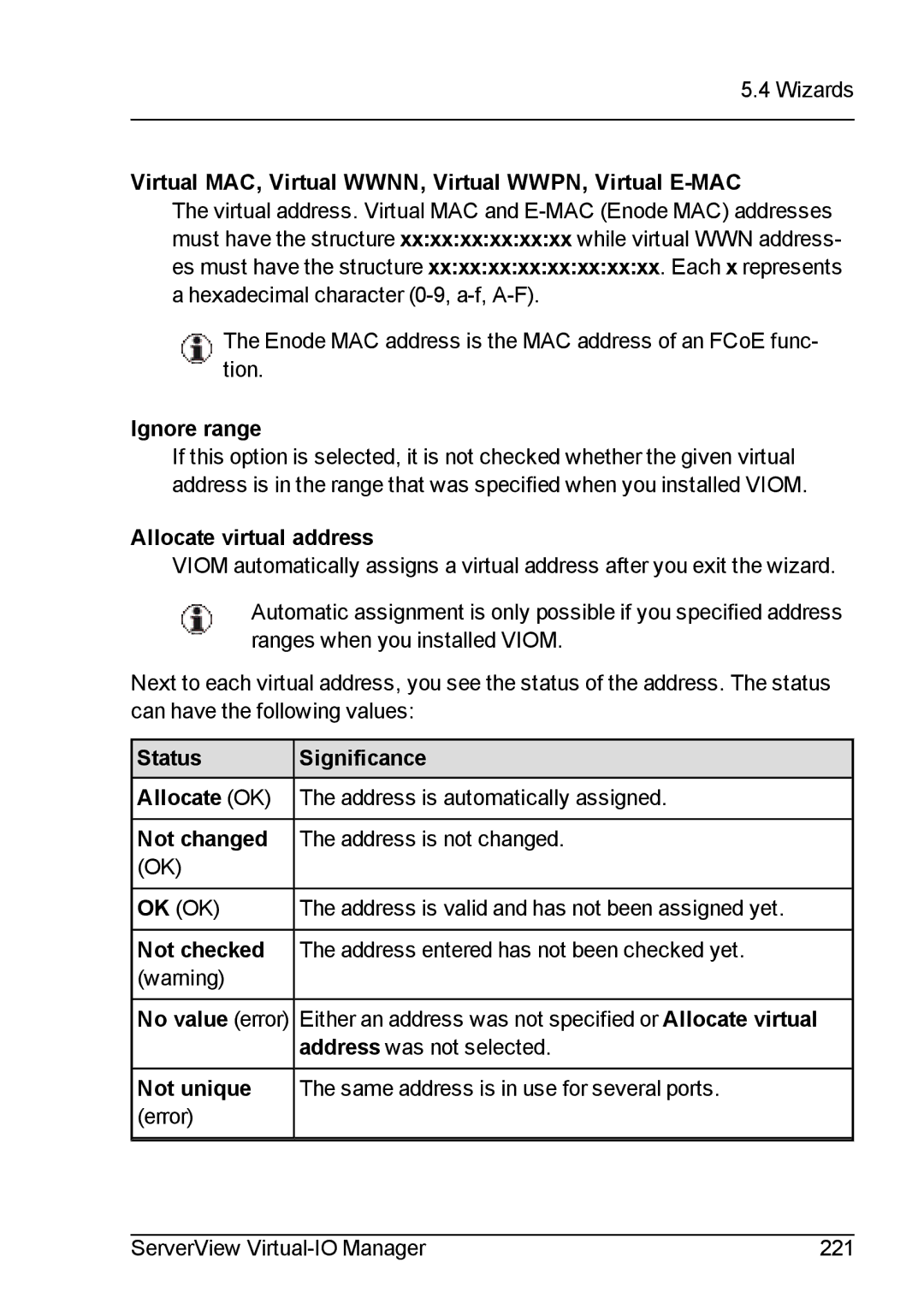 Fujitsu V3.1 manual Not changed, Not checked 