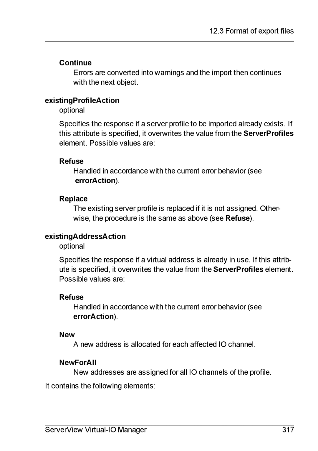 Fujitsu V3.1 manual Format of export files 