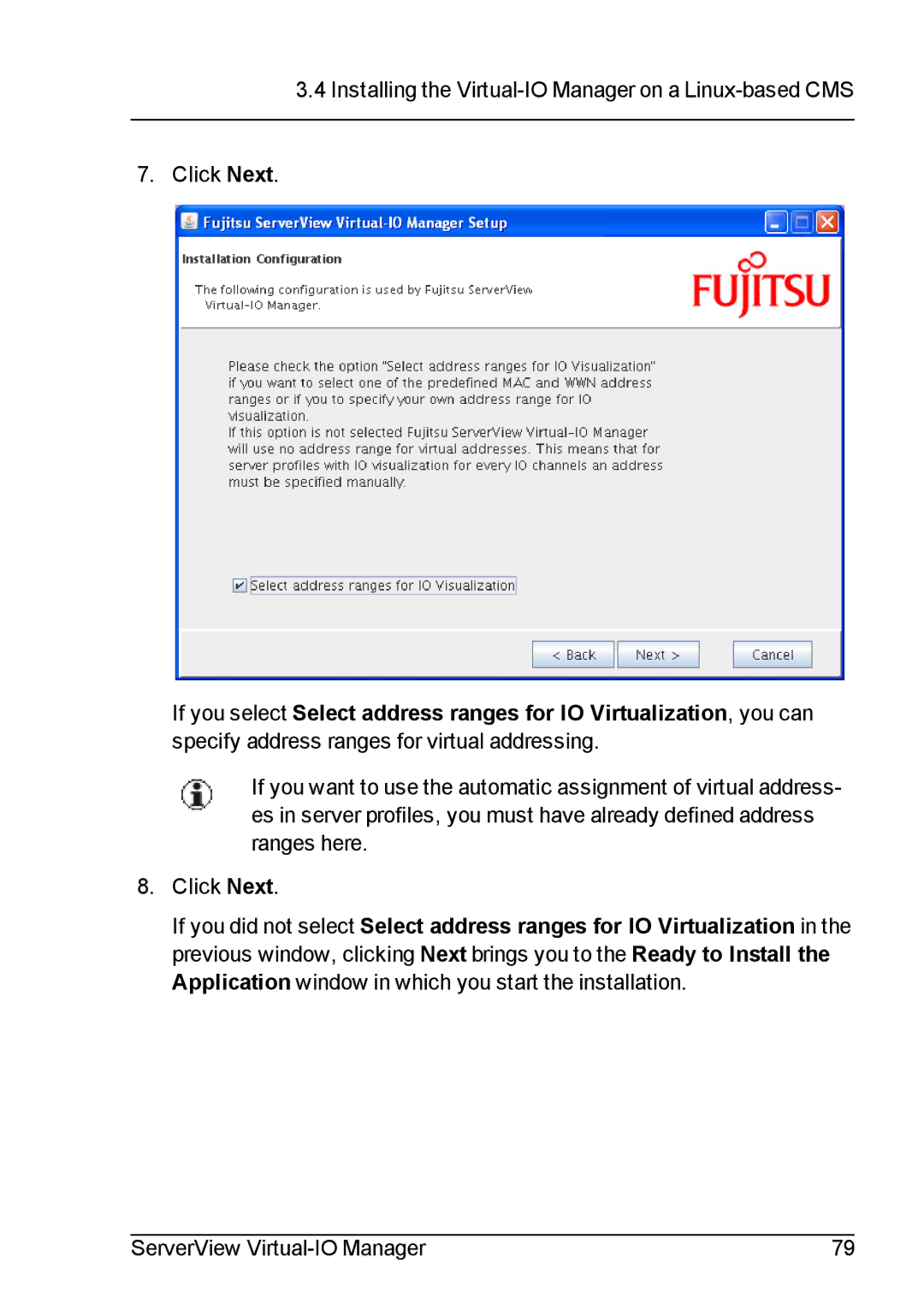 Fujitsu V3.1 manual ServerView Virtual-IO Manager 