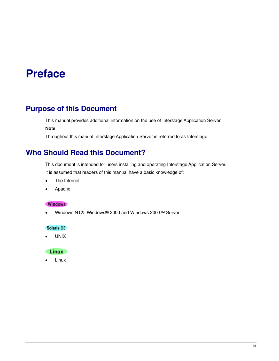 Fujitsu V6.0 manual Purpose of this Document, Who Should Read this Document? 