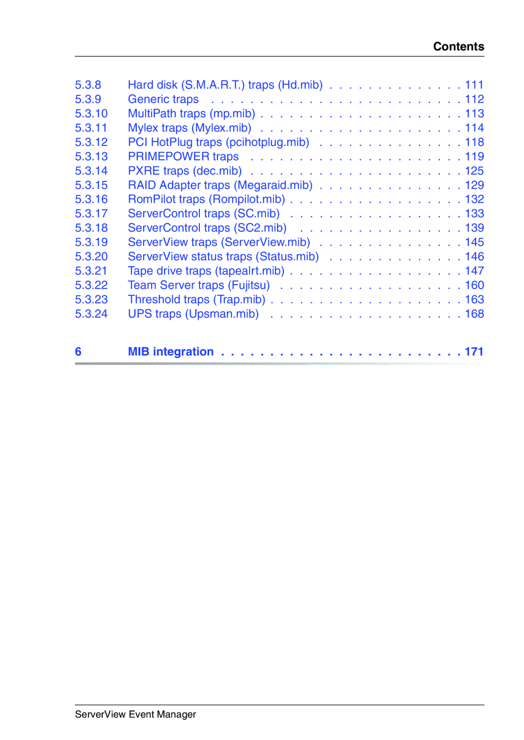 Fujitsu V6.00 manual 168 