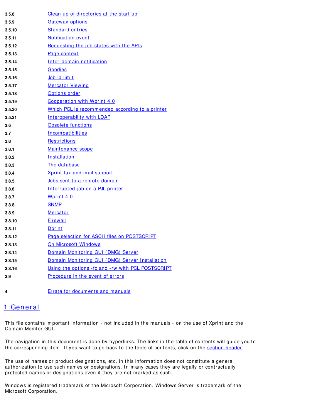 Fujitsu V8.0B10 manual General 