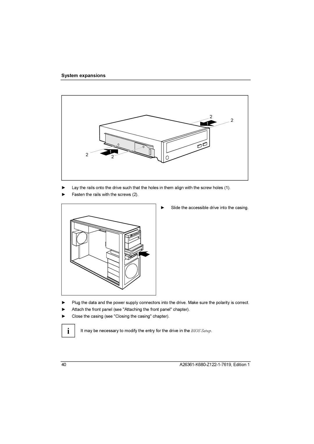 Fujitsu V810, R630 manual System expansions 