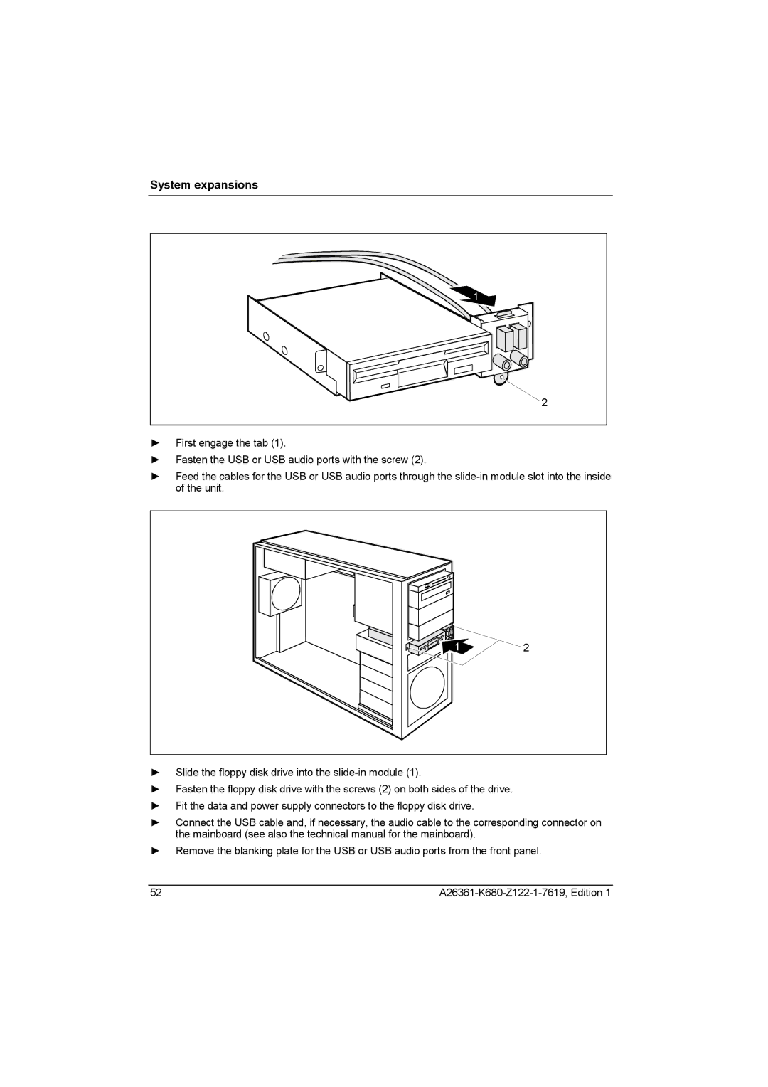 Fujitsu V810, R630 manual System expansions 