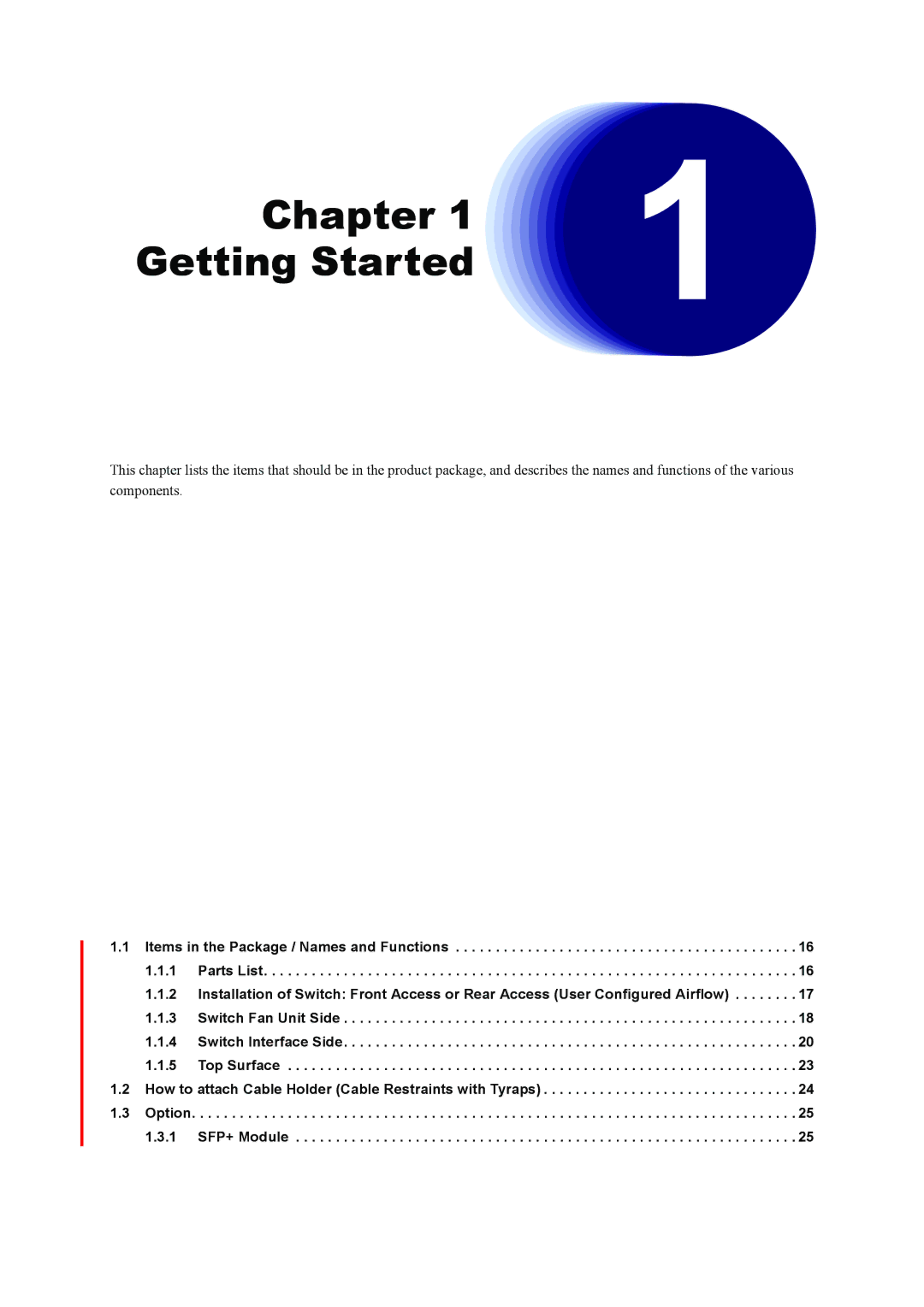 Fujitsu XG2600 manual Chapter Getting Started 