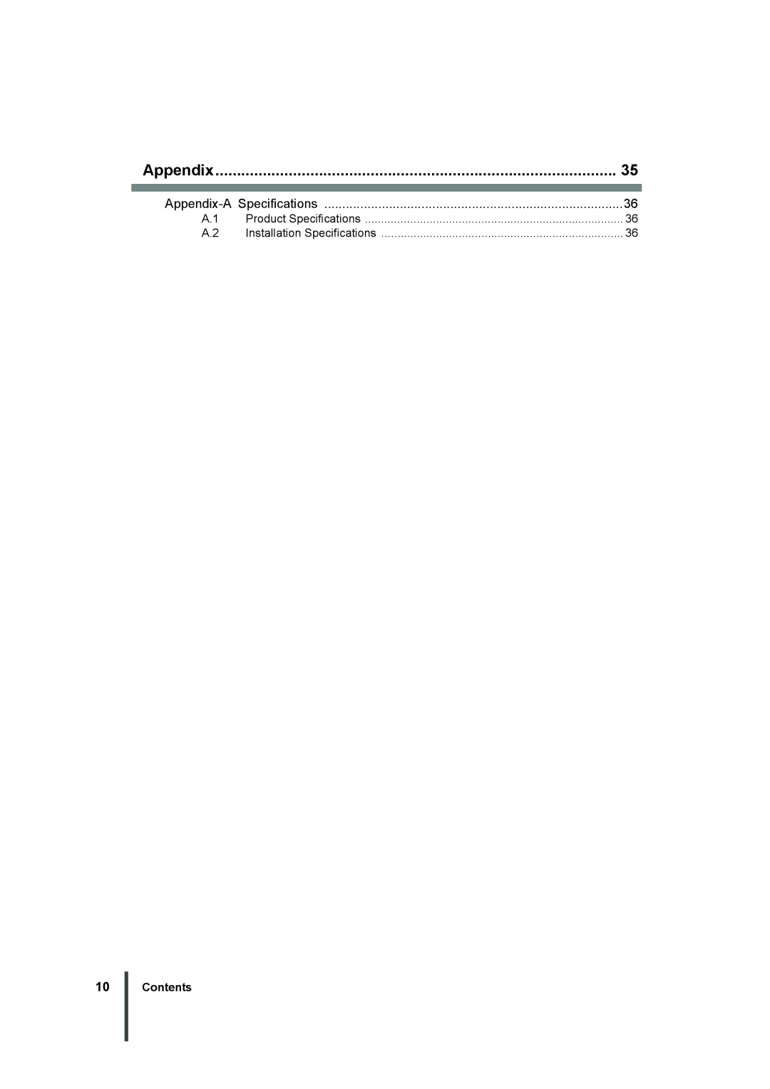 Fujitsu XG700 manual Appendix 