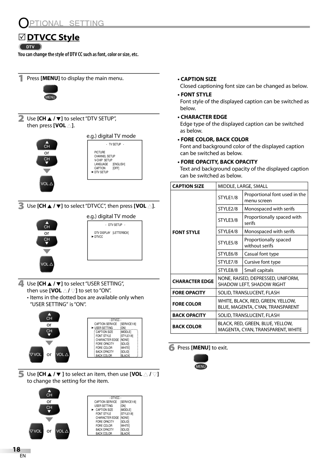 FUNAI CR130DR8 owner manual 5DTVCC Style 