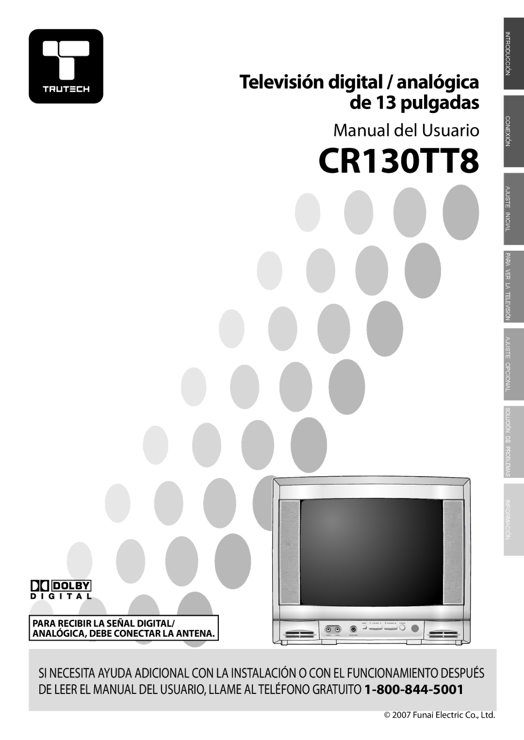 FUNAI CR130TT8 owner manual Manual del Usuario 