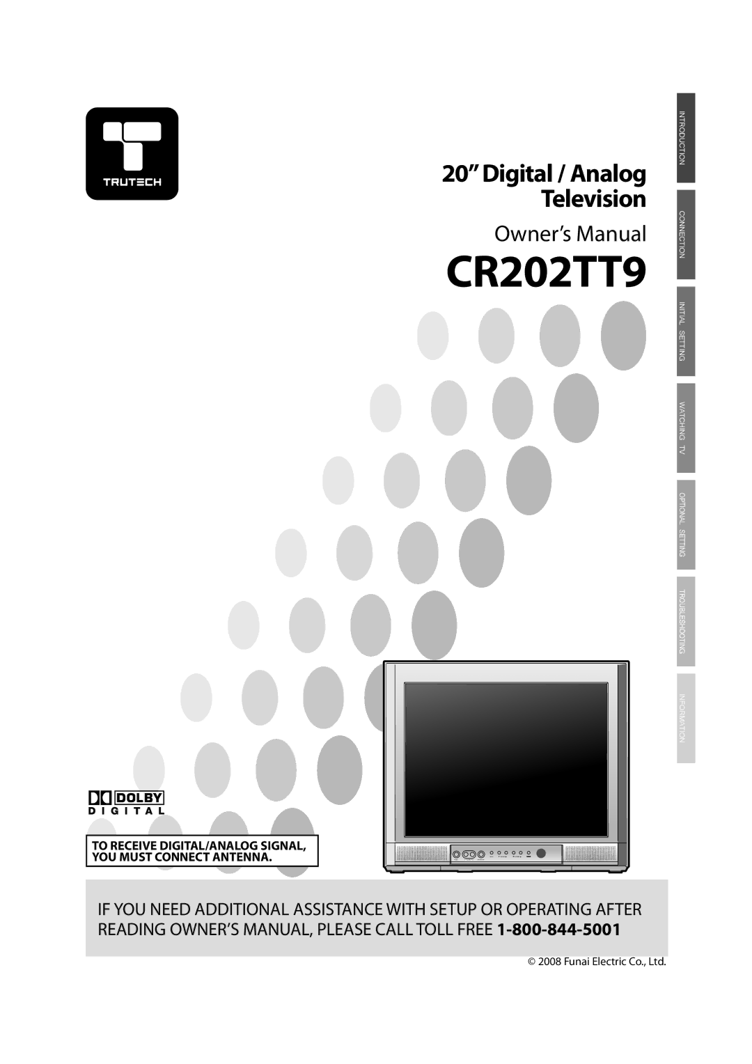 FUNAI CR202TT9 owner manual 