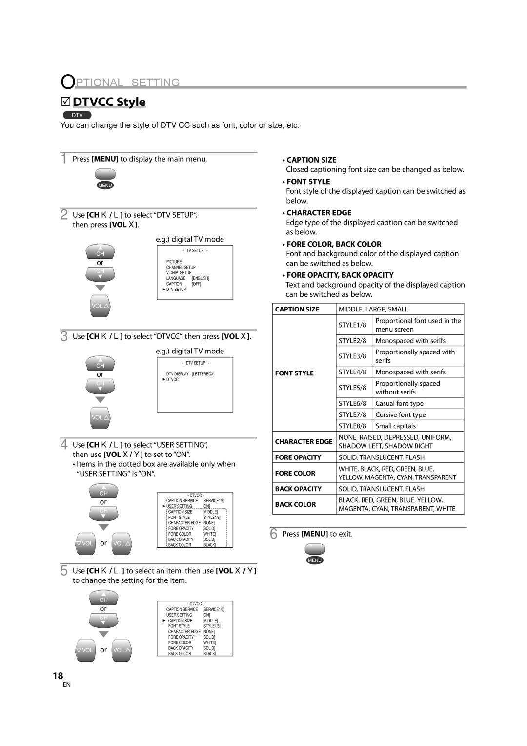 FUNAI CR202TT9 owner manual 5DTVCC Style 