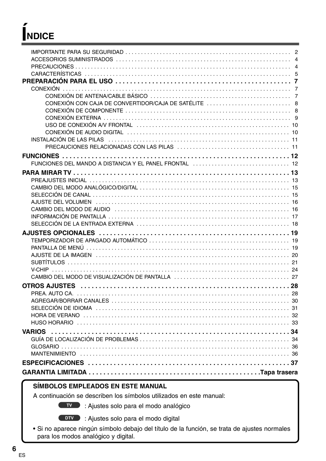 FUNAI CR272IL8 owner manual Índice, Símbolos Empleados EN Este Manual 