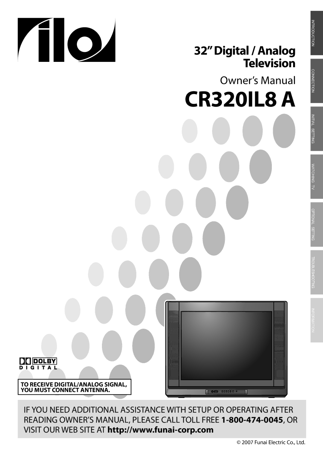 FUNAI CR320IL8 A owner manual CR320IL8 a 