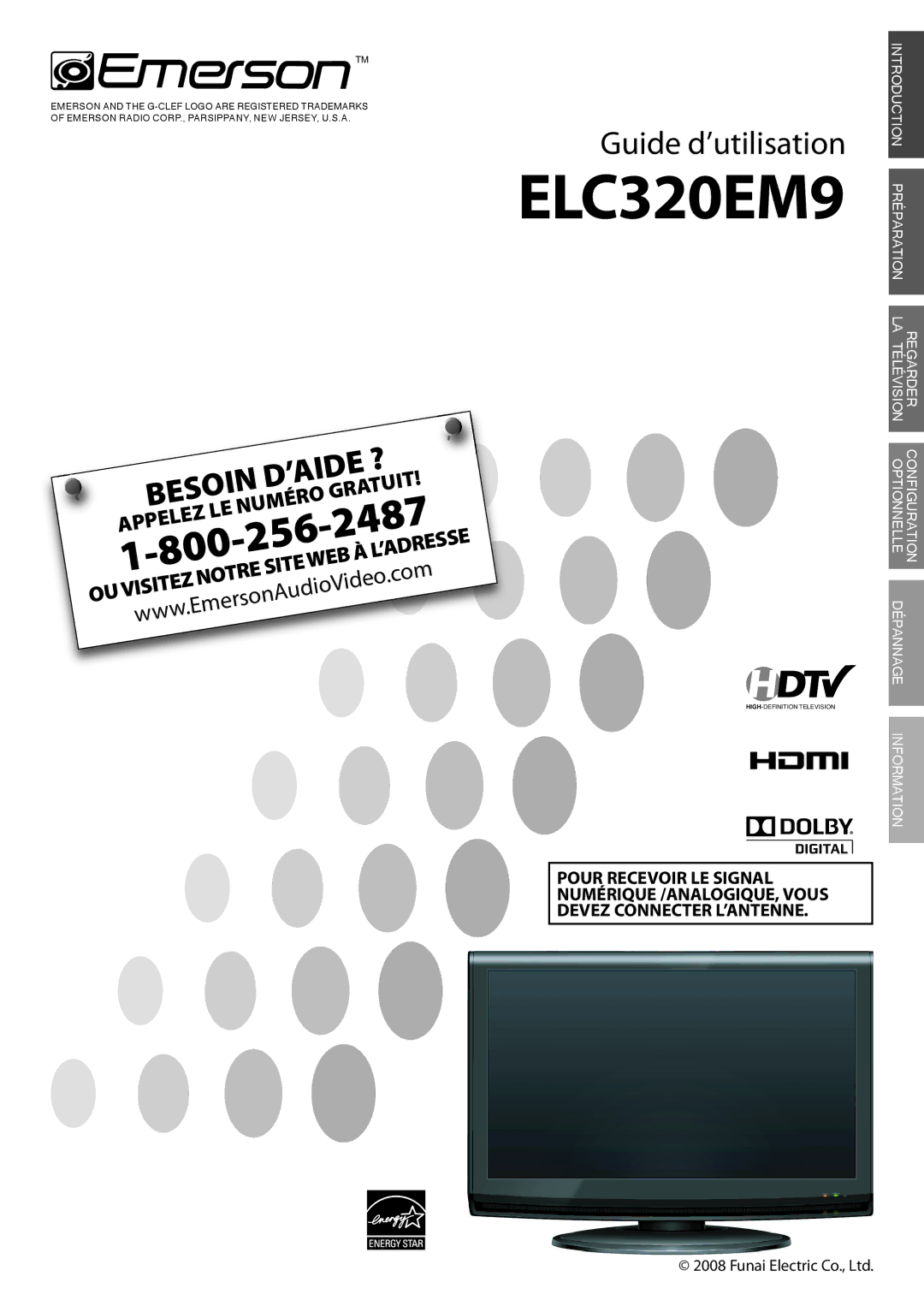 FUNAI ELC320EM9 owner manual 