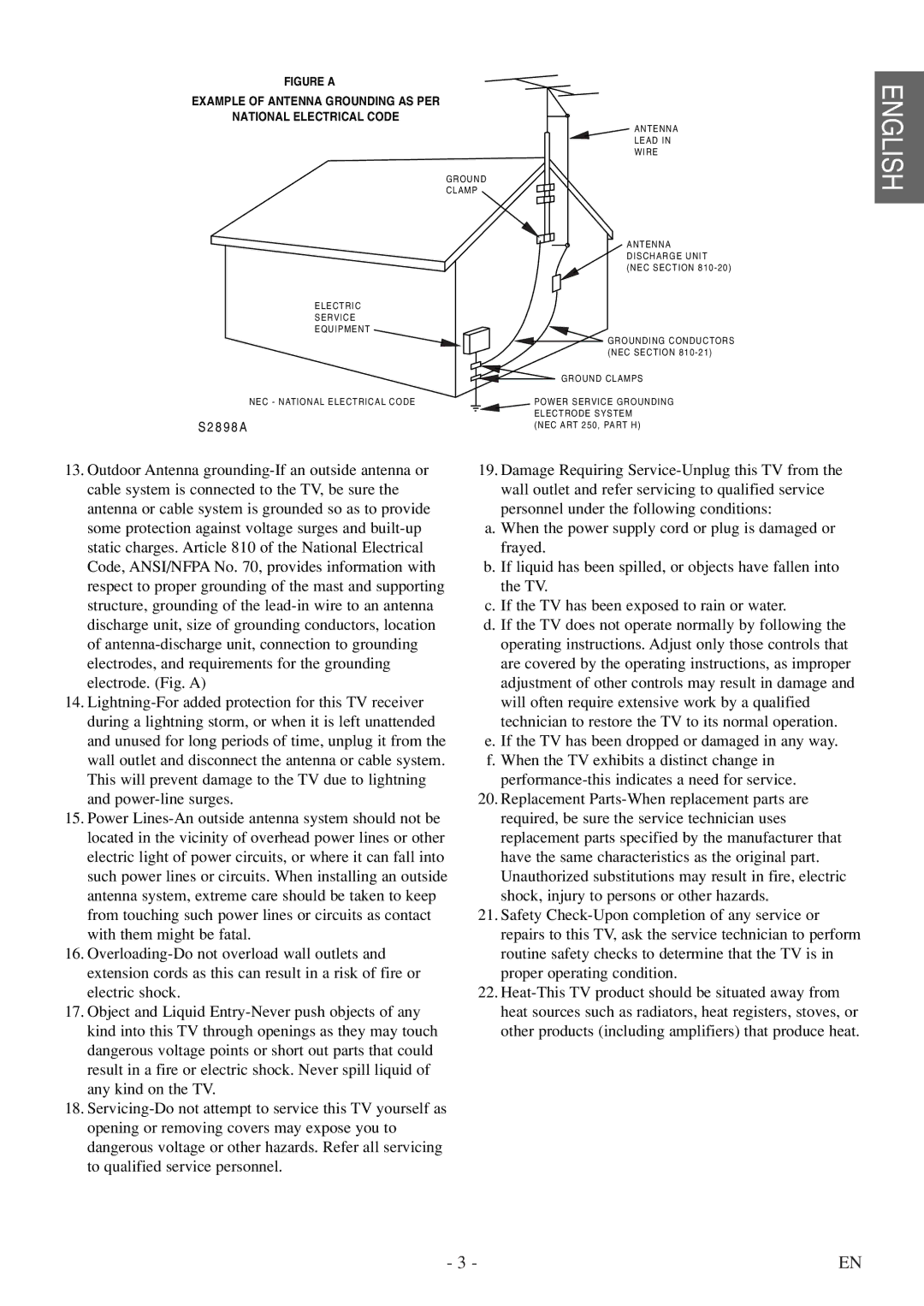 FUNAI F20LCTE-A owner manual 8 9 8 a 