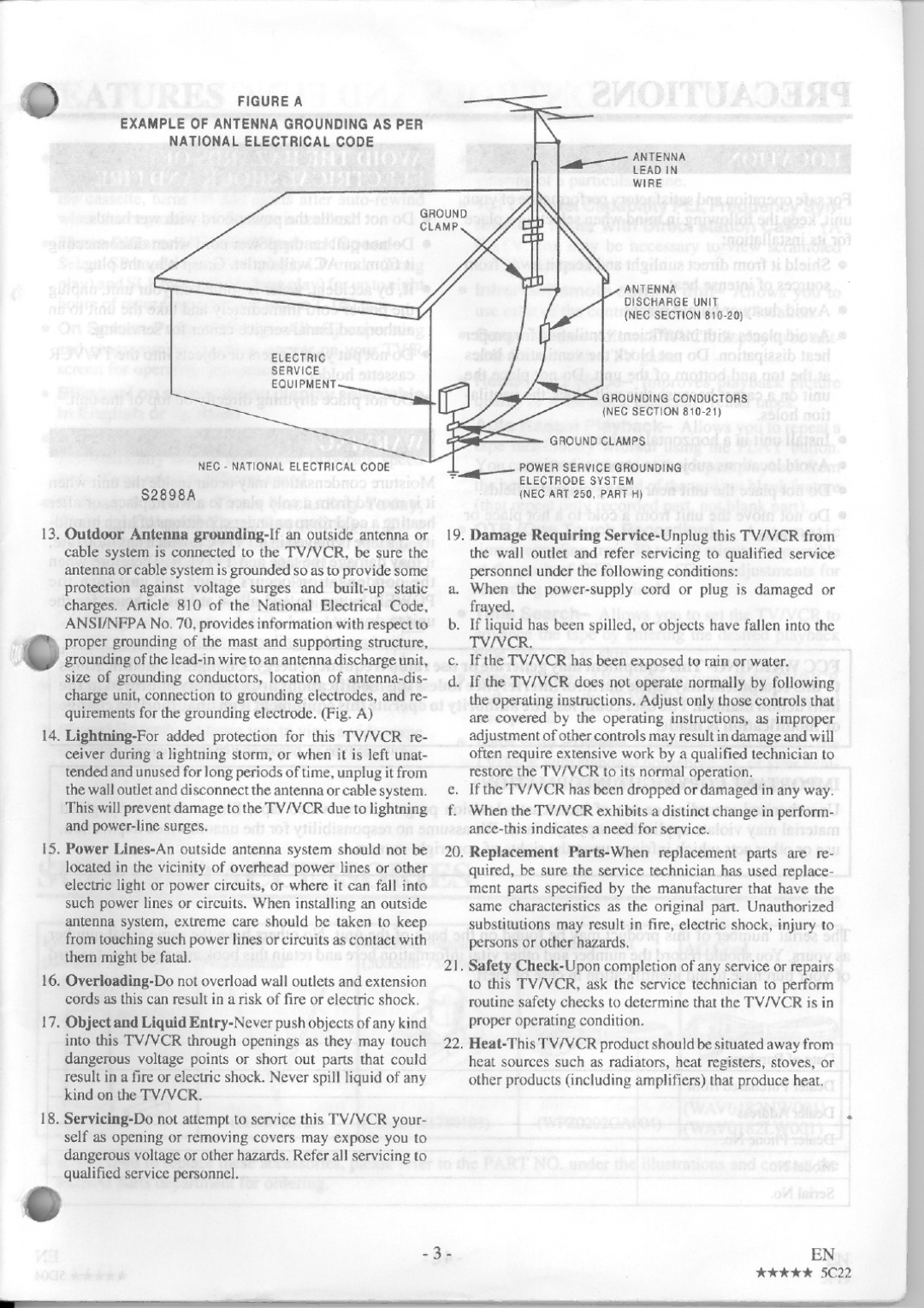 FUNAI F9TRF1 manual 