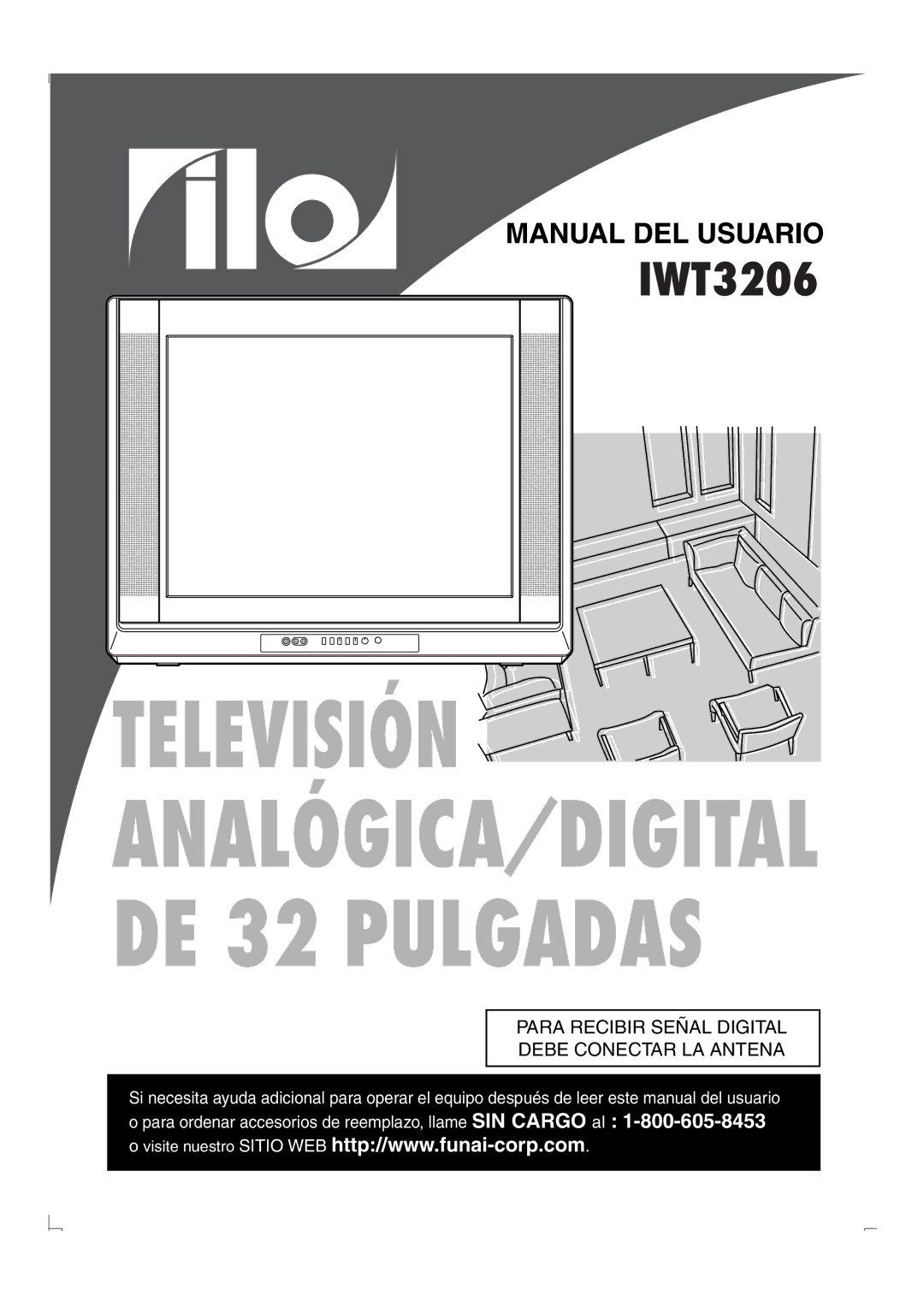 FUNAI IWT3206 owner manual DE 32 Pulgadas 