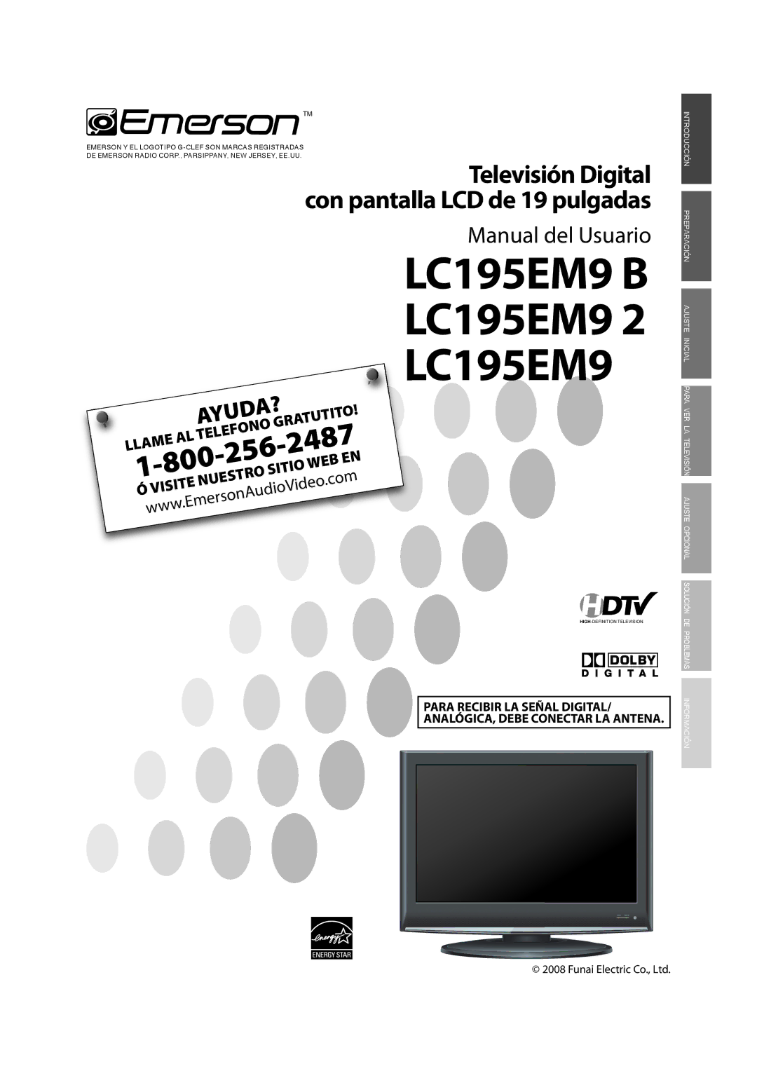 FUNAI LC195EM9 B, LC195EM9 2 owner manual Ayuda? 