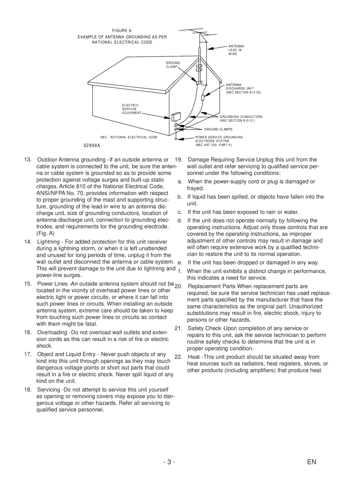 FUNAI MSD520FF owner manual S2 8 9 8 a 