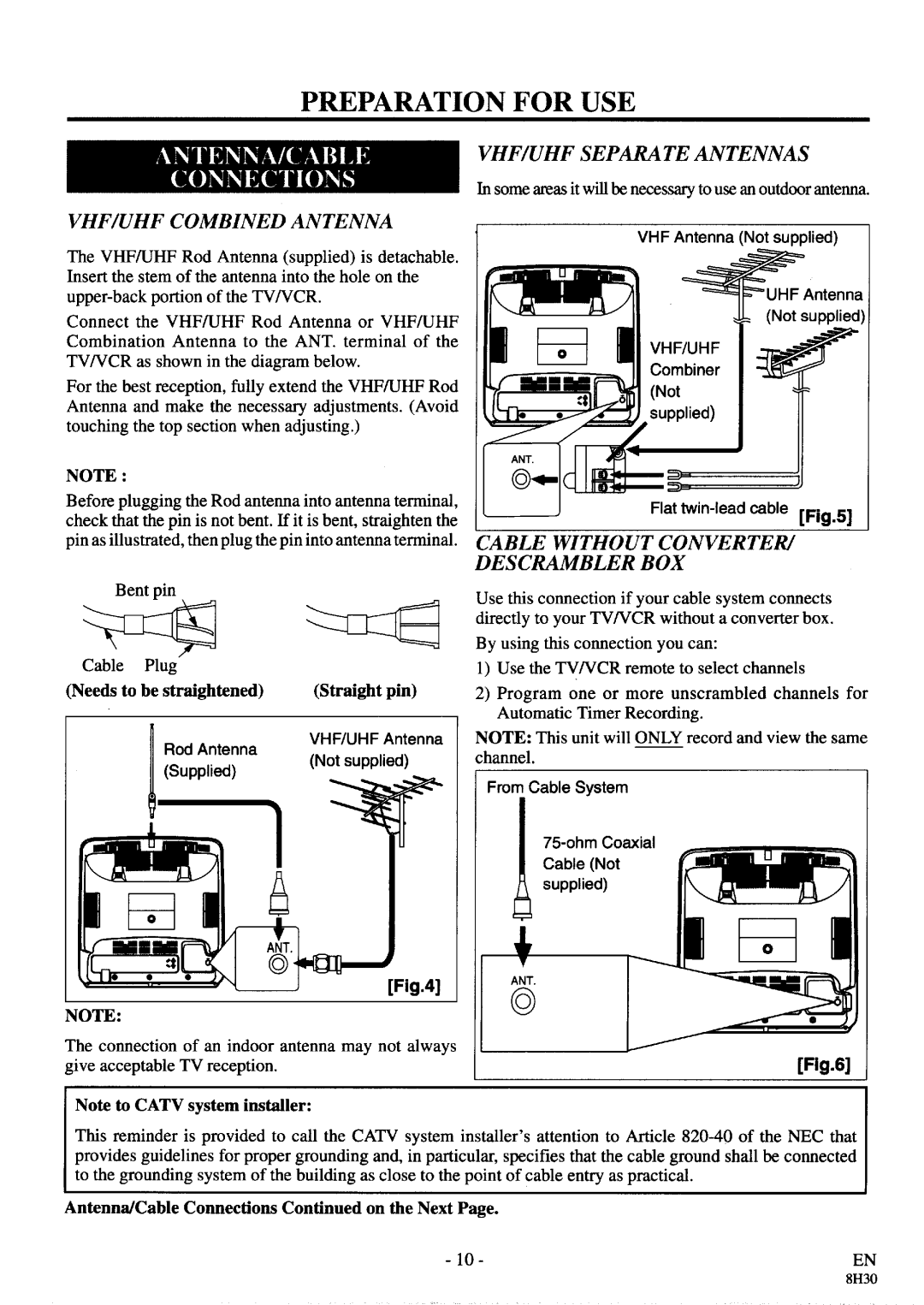 FUNAI SC3913 manual 