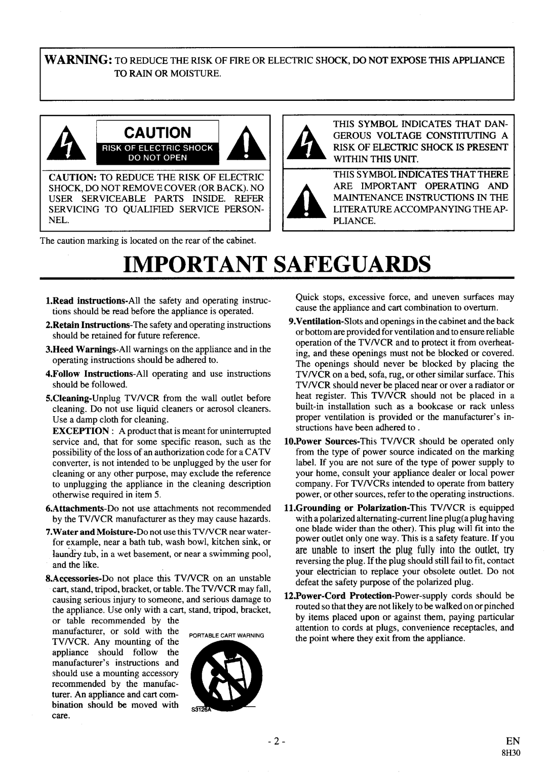 FUNAI SC3913 manual 